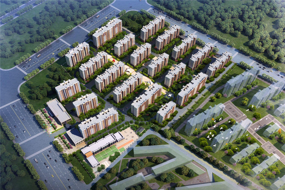 黃陂區航空總部白云還建樓15000m2保溫工程